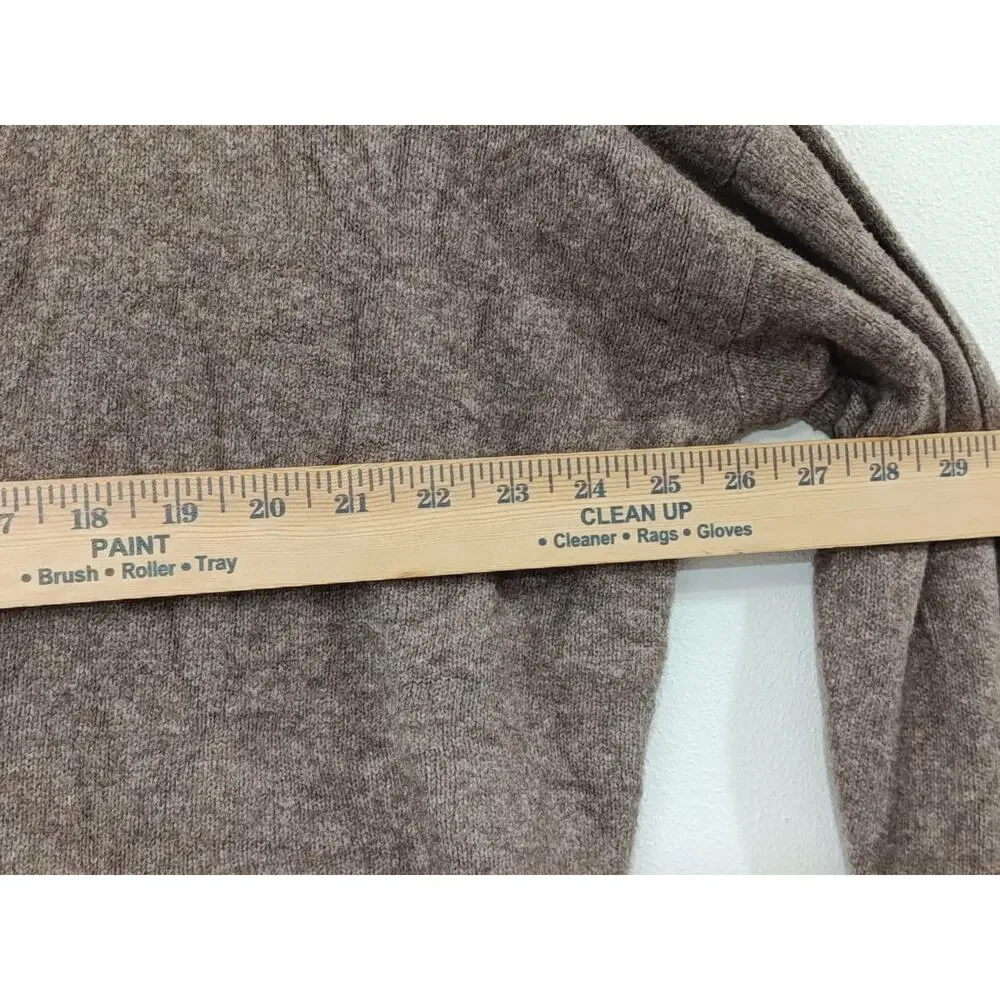 Lucky Brand Women's Sweater Slouchy V-Neck Cardigan Grandpa Brown Size XL NWOT